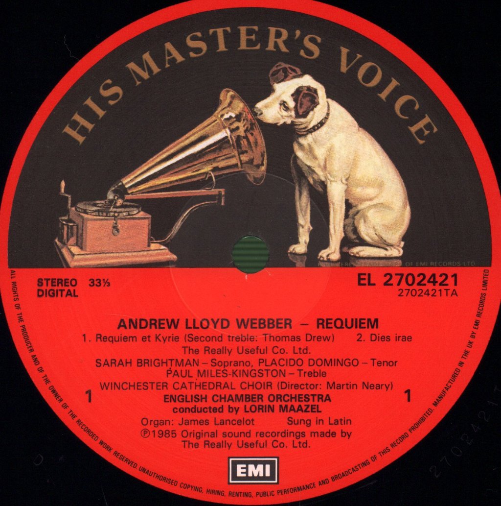 Andrew Lloyd Webber - Requiem - Lp