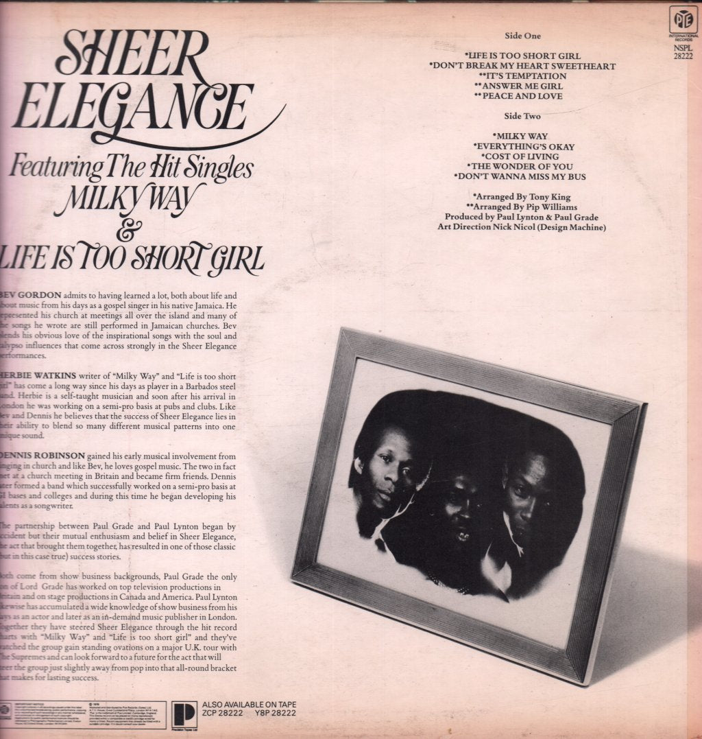 Sheer Elegance - Sheer Elegance - Lp