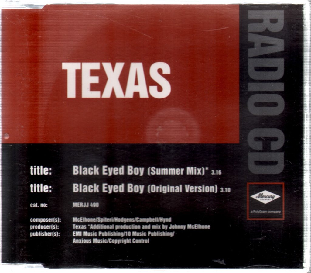 Texas - Black Eyed Boy - Cd