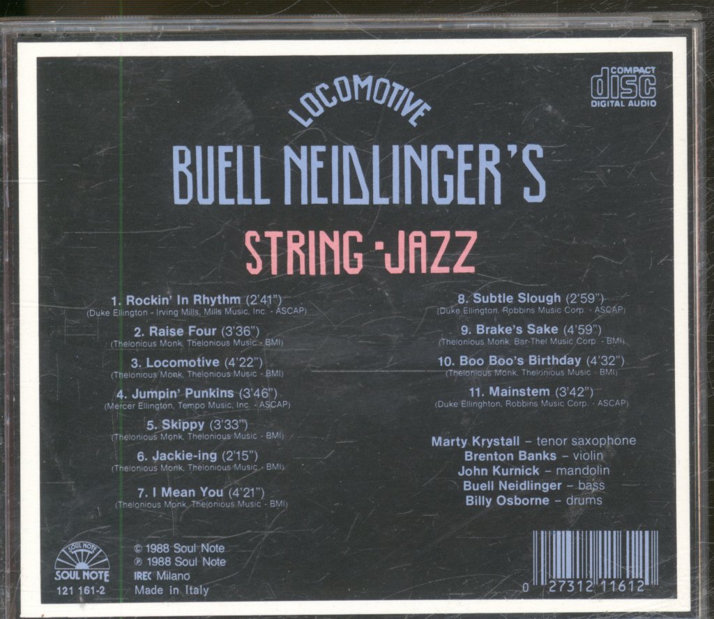Buell Neidlinger's String Jazz - Locomotive - Cd
