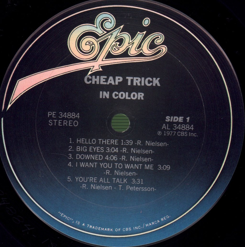 Cheap Trick - In Color - Lp