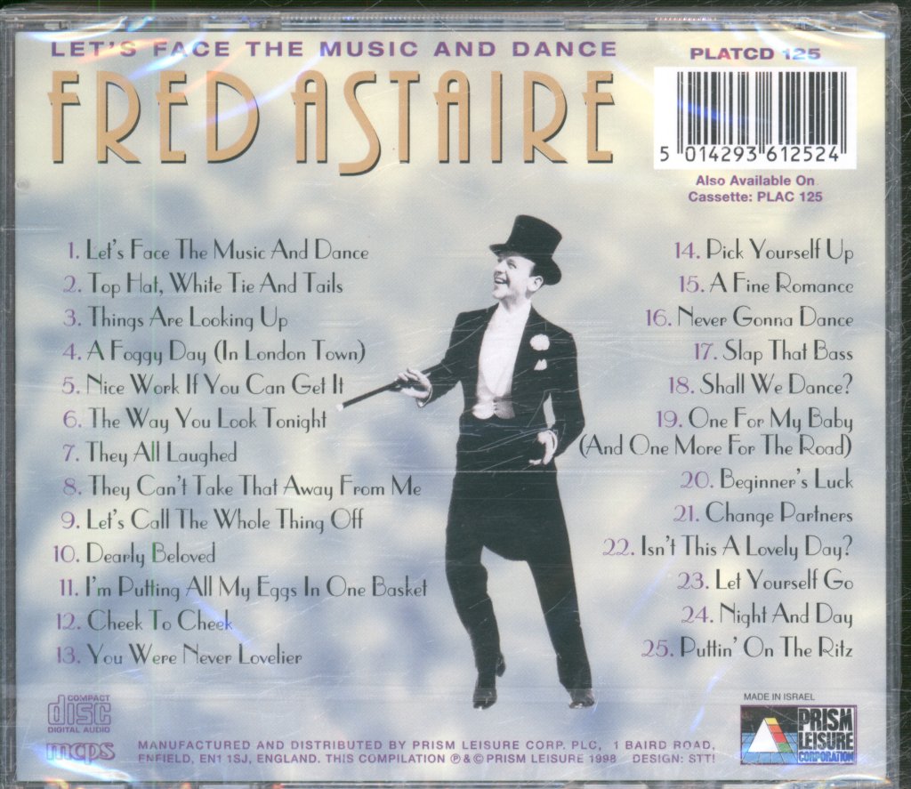 Fred Astaire - Let's Face The Music And Dance - Cd