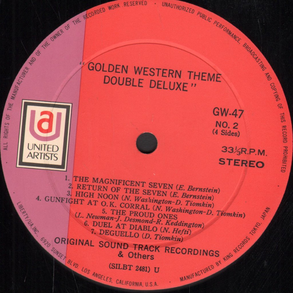 Various Artists - Golden Western Theme - Double Lp