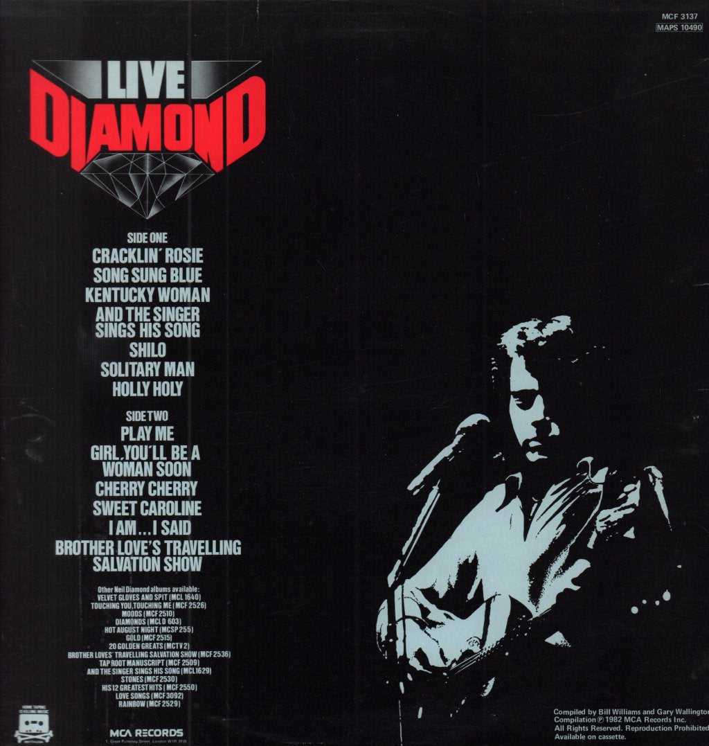 Neil Diamond - Live Diamond - Lp