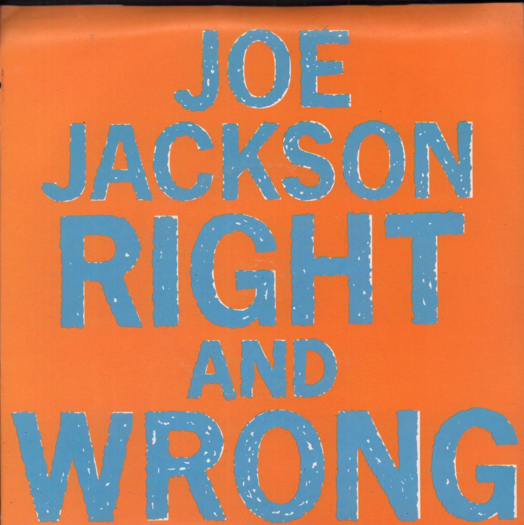 Joe Jackson - Right And Wrong - 7 Inch