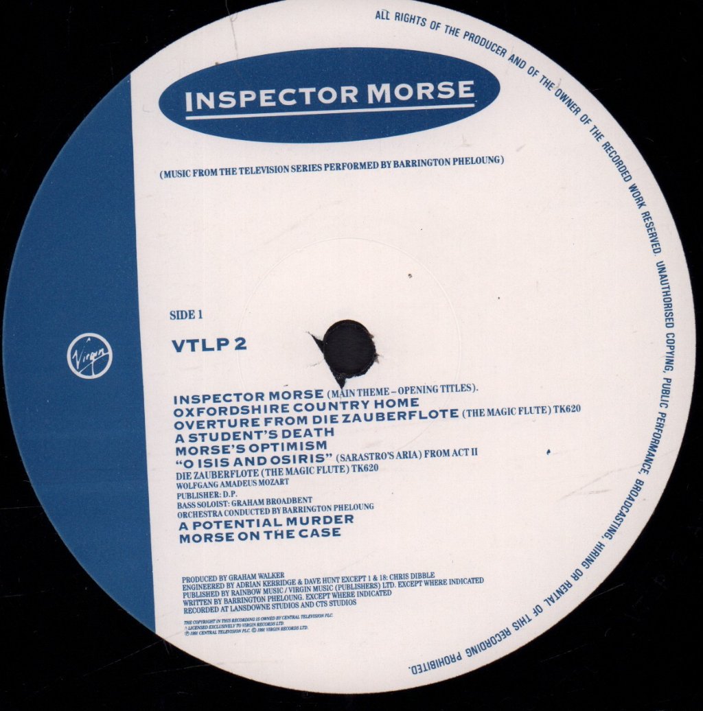 Inspector Morse - Original Music From The Itv Series - Lp