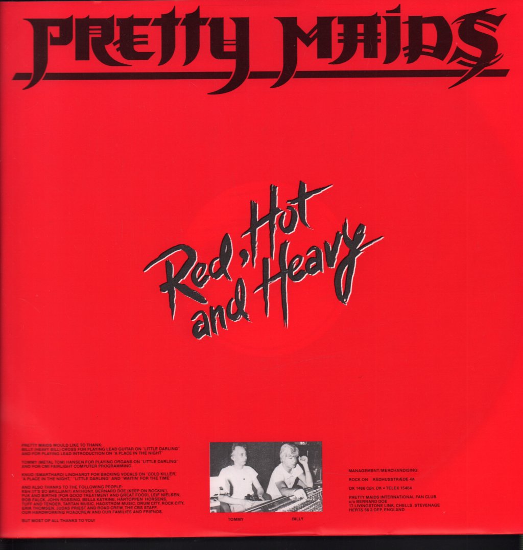 Pretty Maids - Red Hot And Heavy - Lp