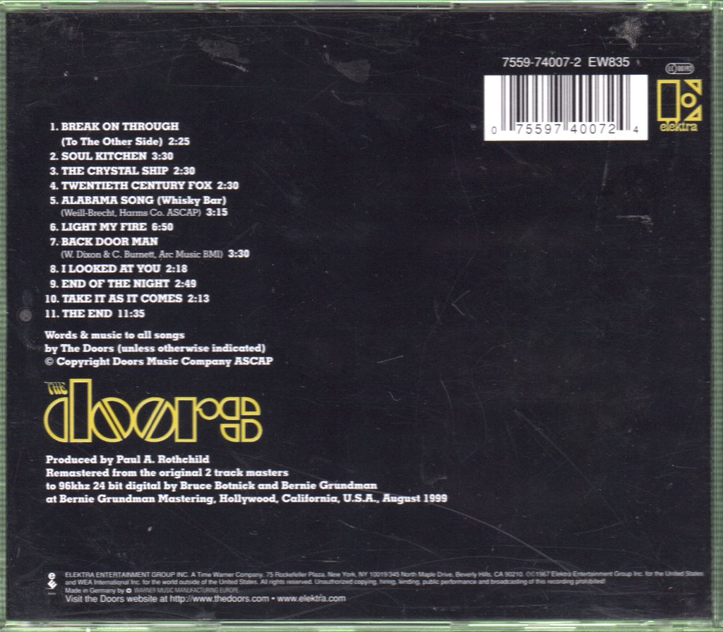 Doors - Doors - Cd