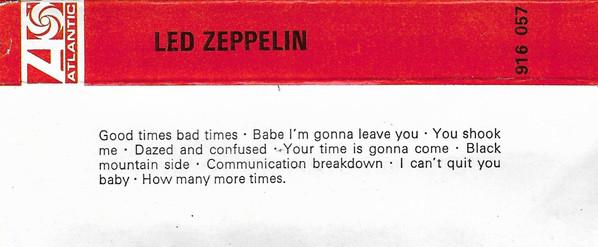 Led Zeppelin - Led Zeppelin - Cassette