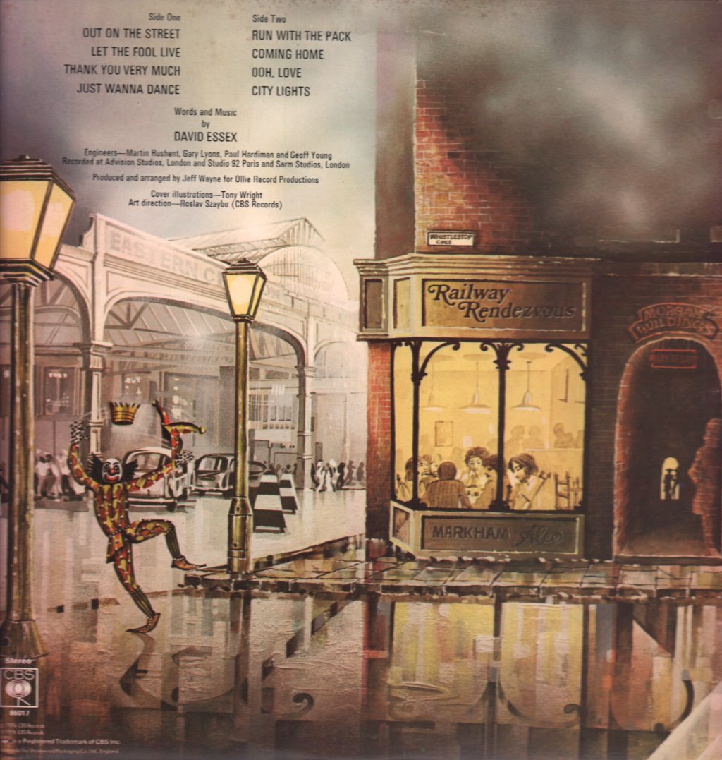 David Essex - Out On The Street - Lp