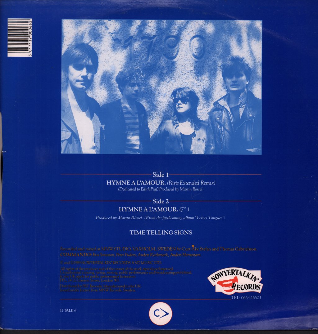 Commando (Indie/Rock Group) - Hymne A L'amour - 12 Inch