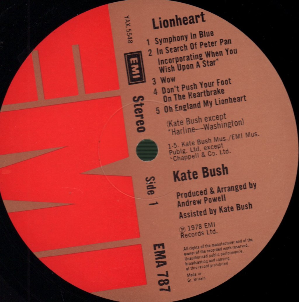 Kate Bush - Lionheart - Lp