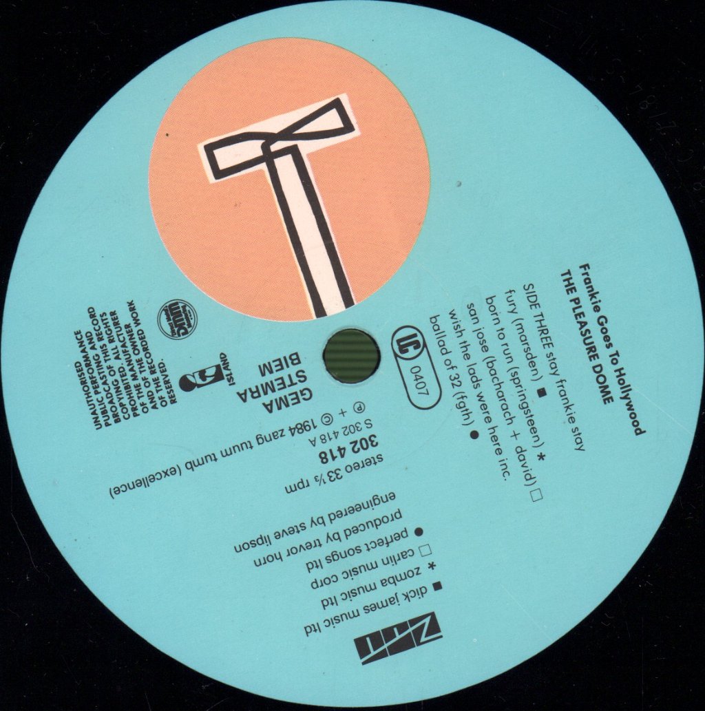 Frankie Goes To Hollywood - Welcome To The Pleasuredome - Double Lp