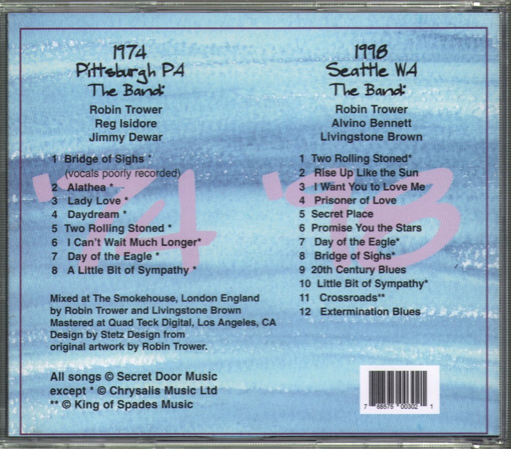 Robin Trower - This Was Now 74-98 - Cd