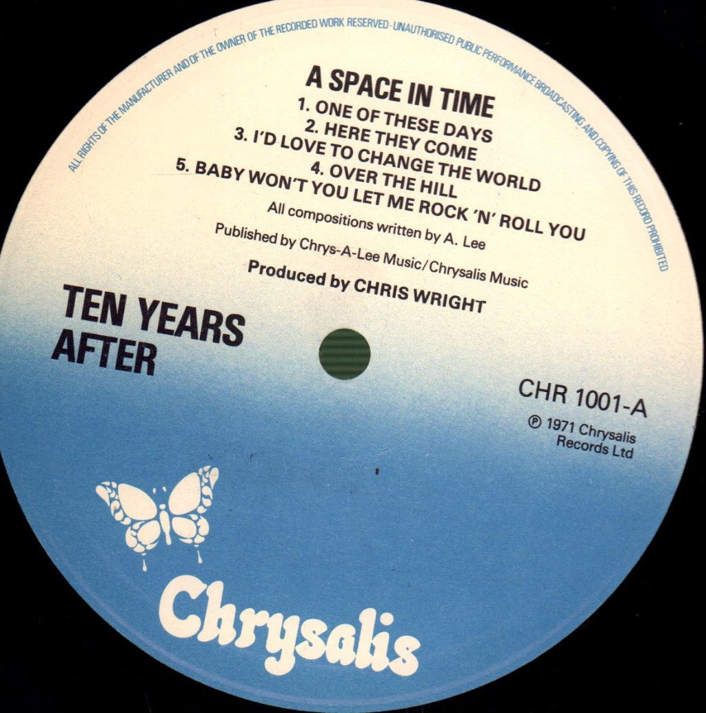 Ten Years After - A Space In Time - Lp