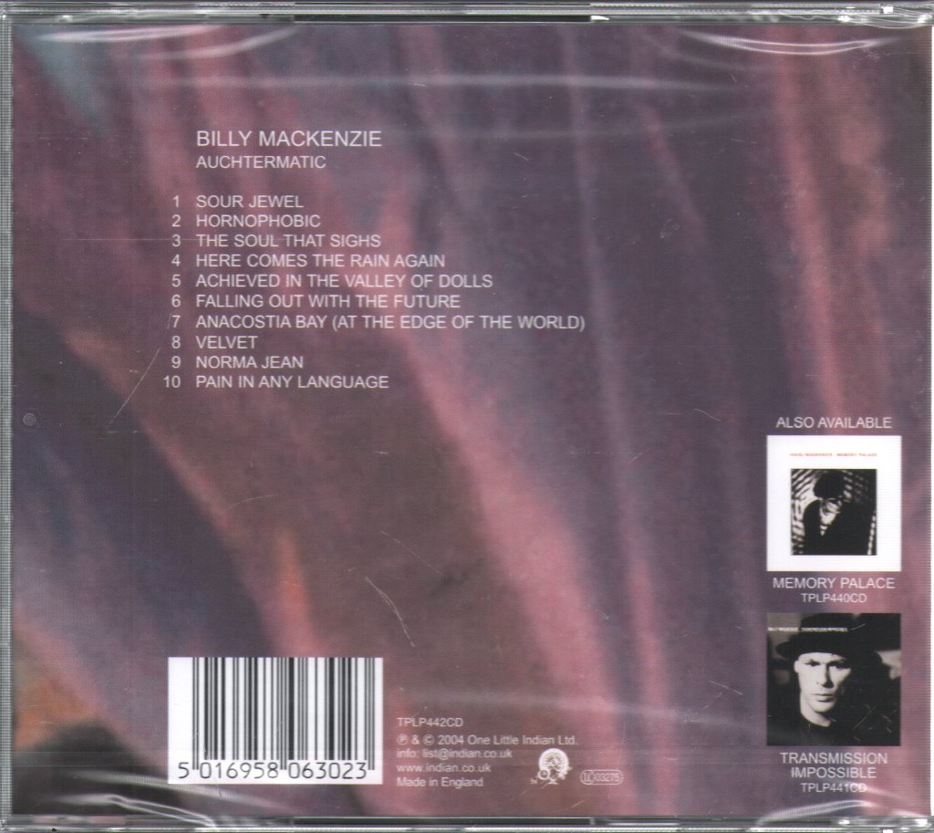 Billy Mackenzie - Auchtermatic - Cd