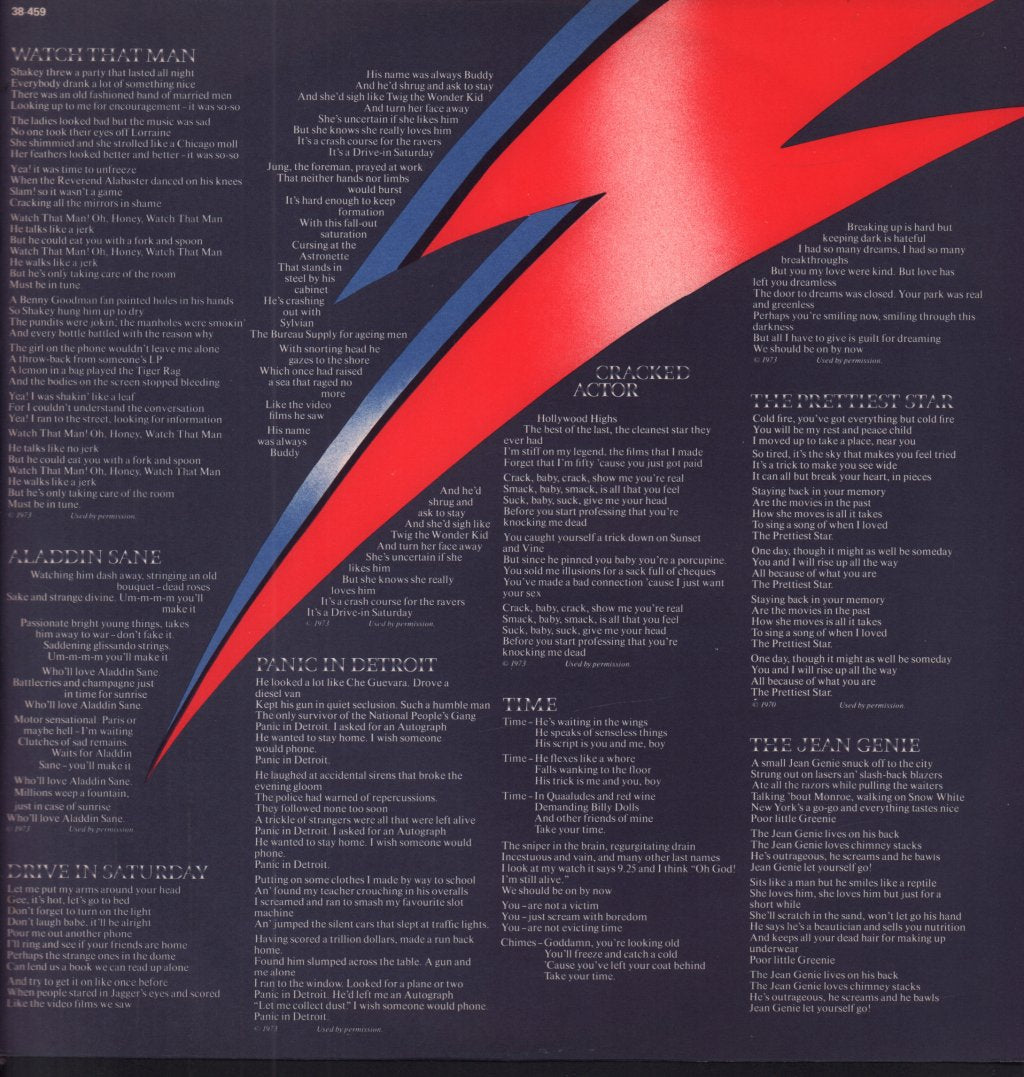 David Bowie - Aladdin Sane - Lp