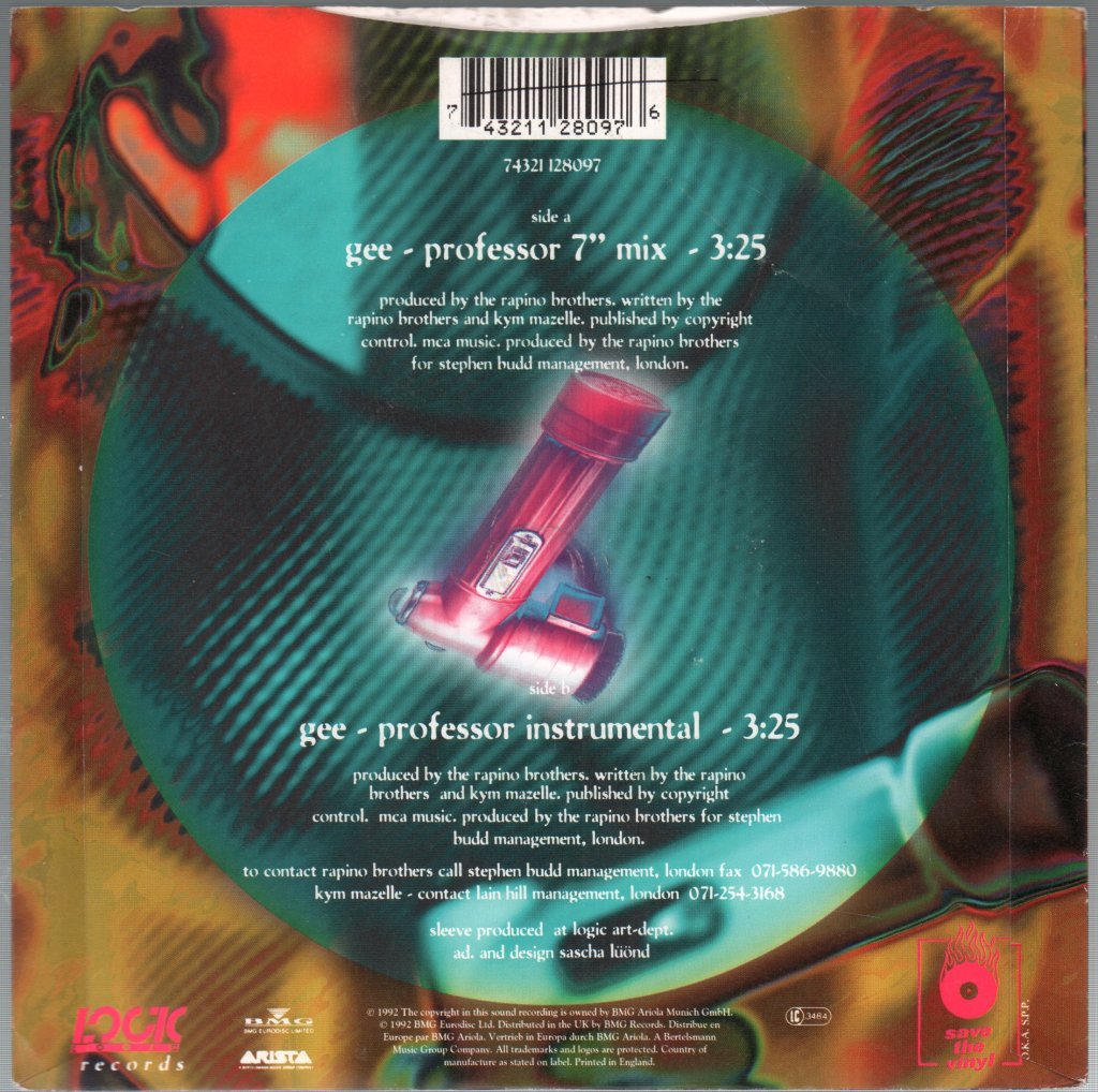 Rapination And Kym Mazelle - Love Me The Right Way - 7 Inch