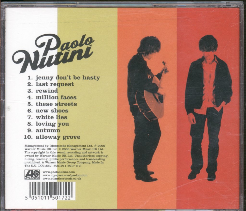 Paolo Nutini - These Streets - Cd