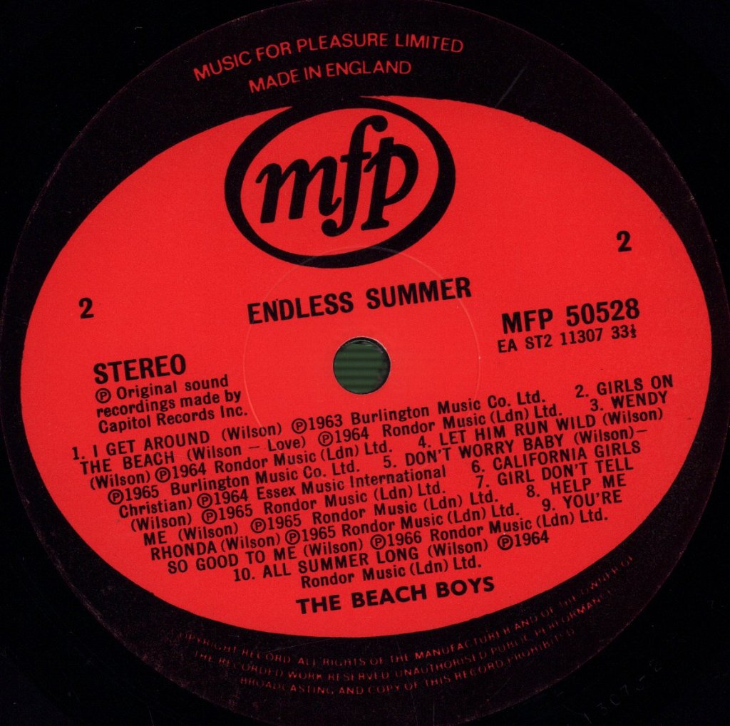 Beach Boys - Endless Summer - Lp