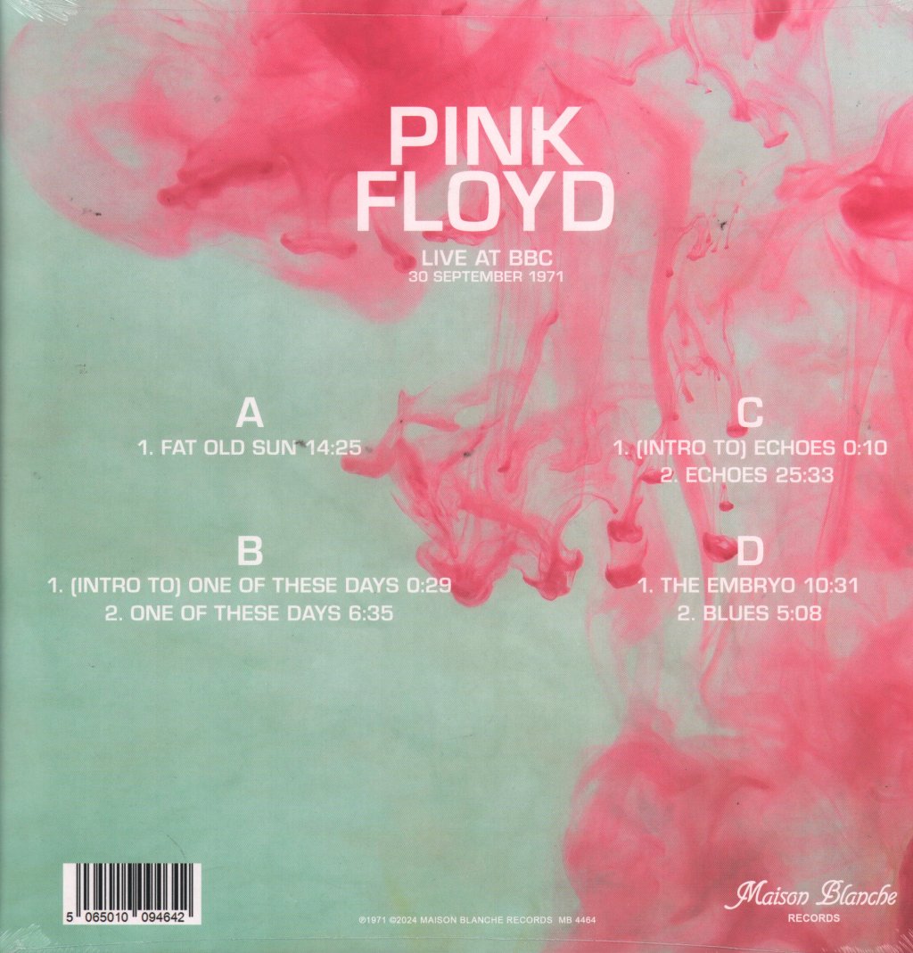 Pink Floyd - Live At BBC, September 1971 - Double Lp