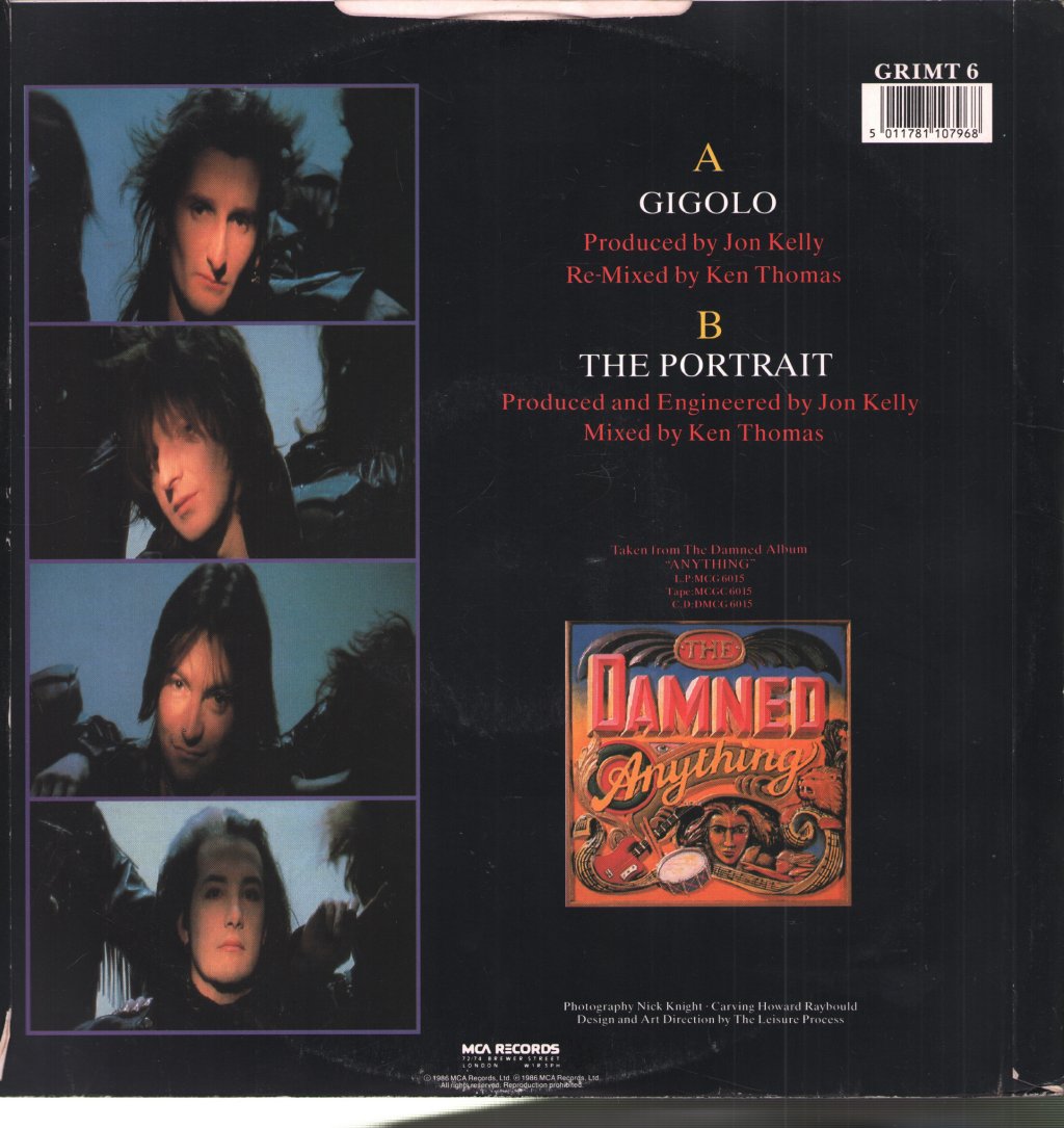 Damned (Punk) - Gigolo - 12 Inch