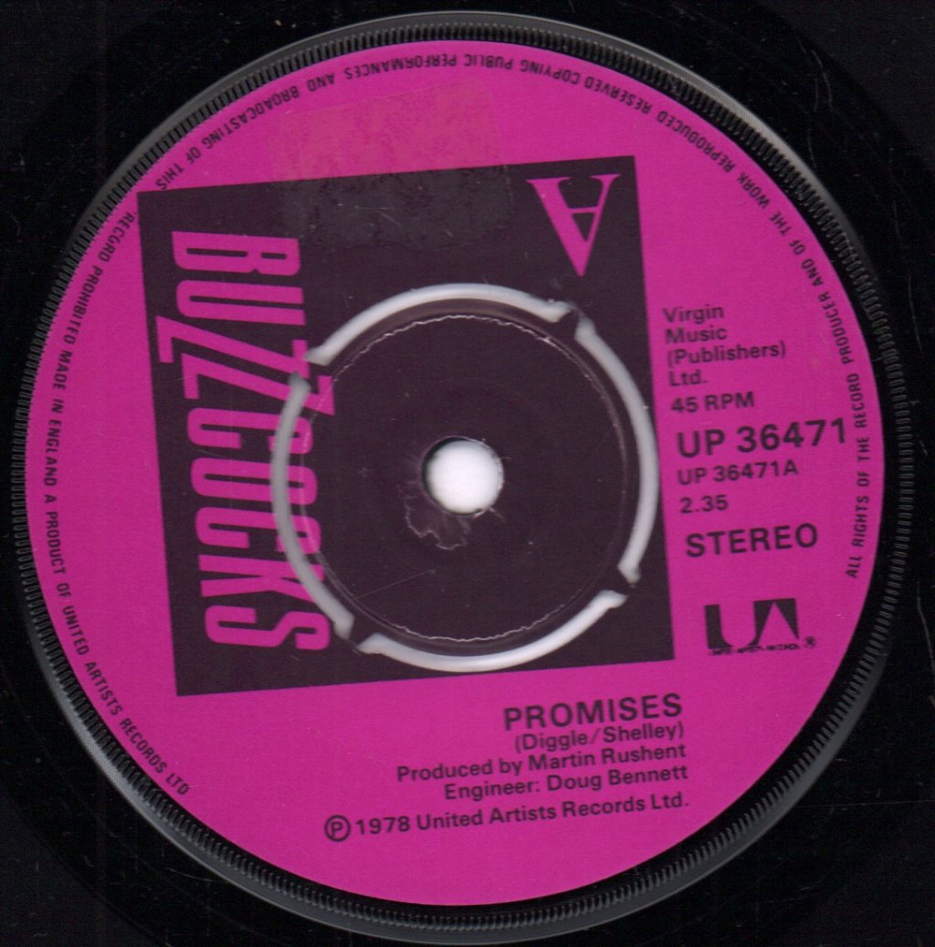 Buzzcocks - Promises - 7 Inch