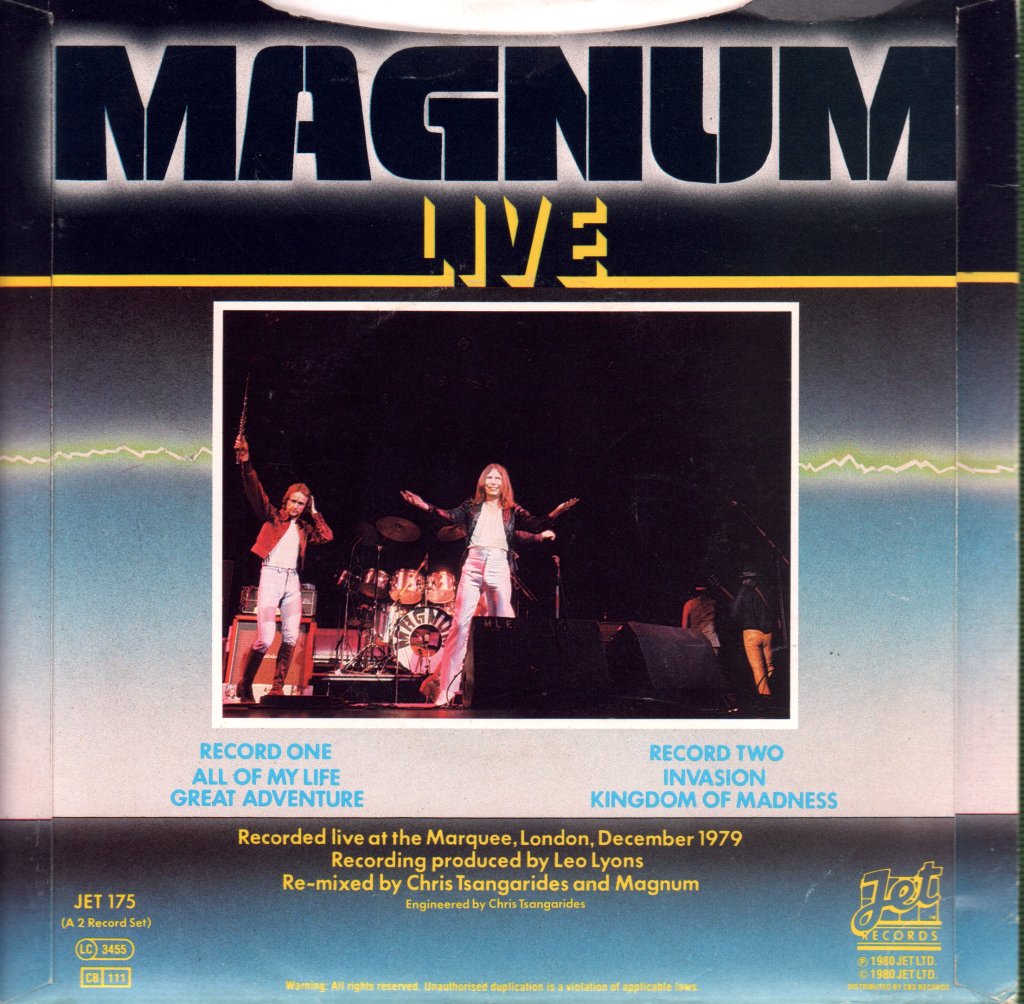 Magnum - All Of My Life (Live) - Double 7 Inch – Vinyl Tap