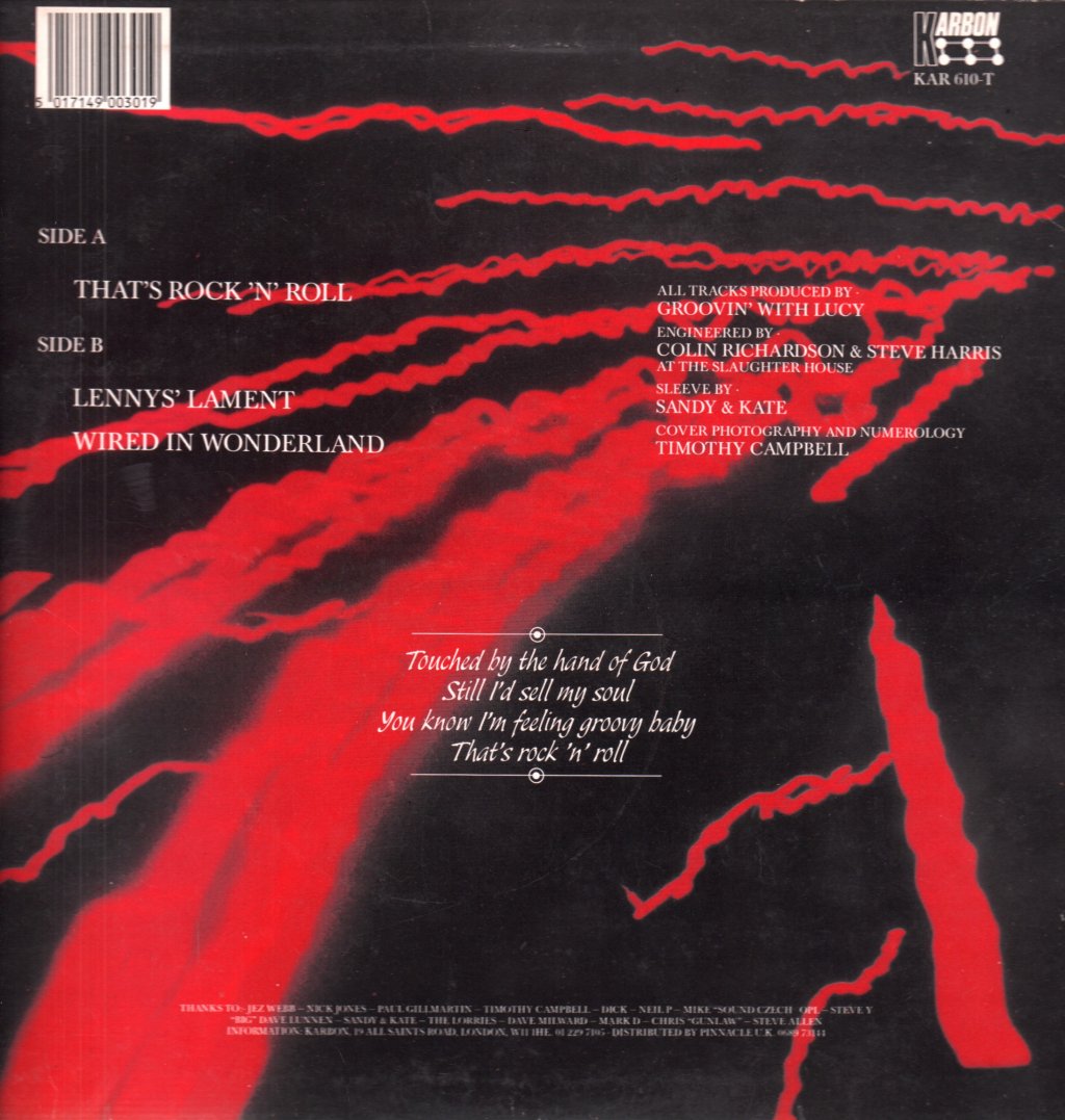 Groovin' With Lucy - That's Rock N Roll - 12 Inch