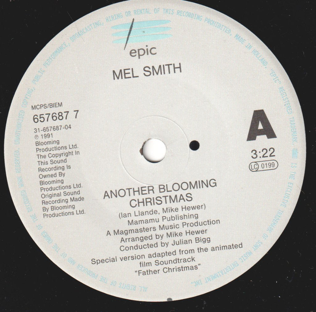 Mel Smith - Another Blooming Christmas - 7 Inch
