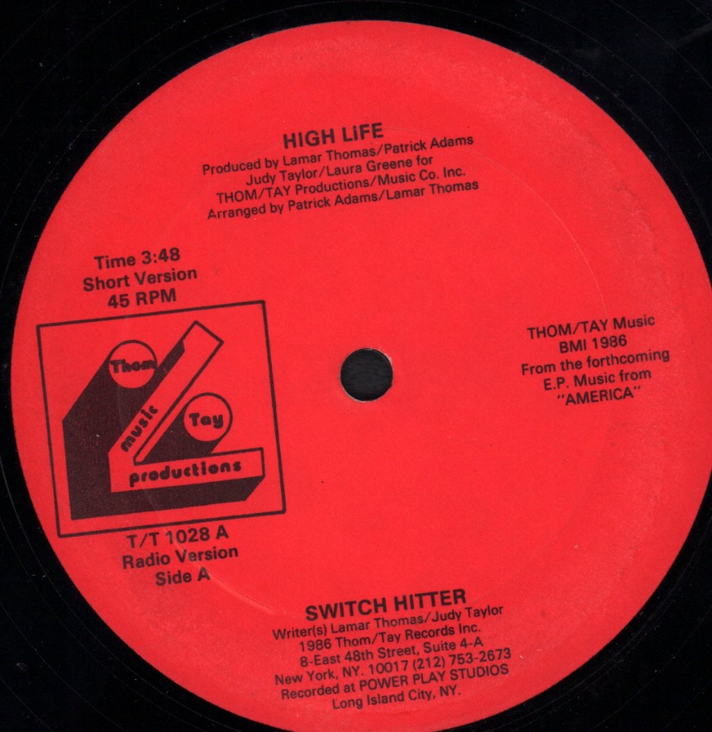 High Life - Switch Hitter - 12 Inch