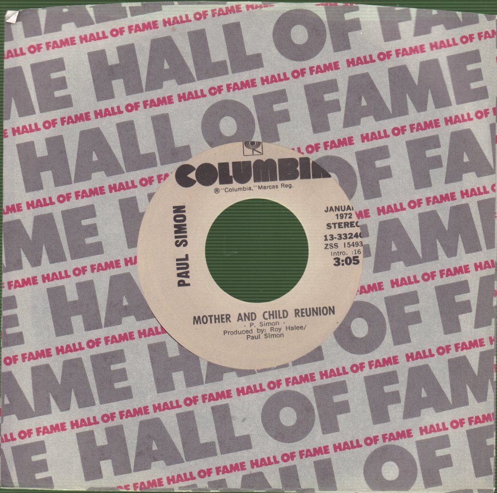 Paul Simon - Mother And Child Reunion / Me And Julio Down By The Schoolyard - 7 Inch