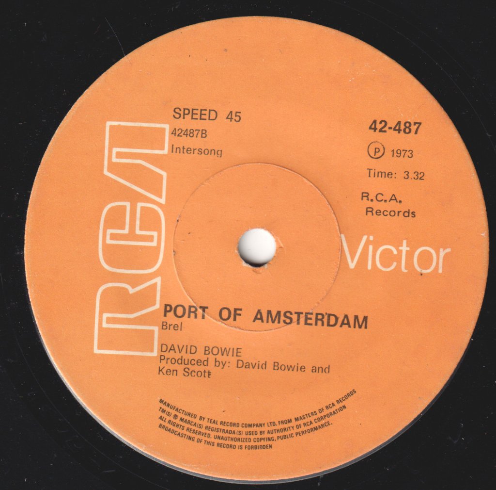 David Bowie - Sorrow - 7 Inch
