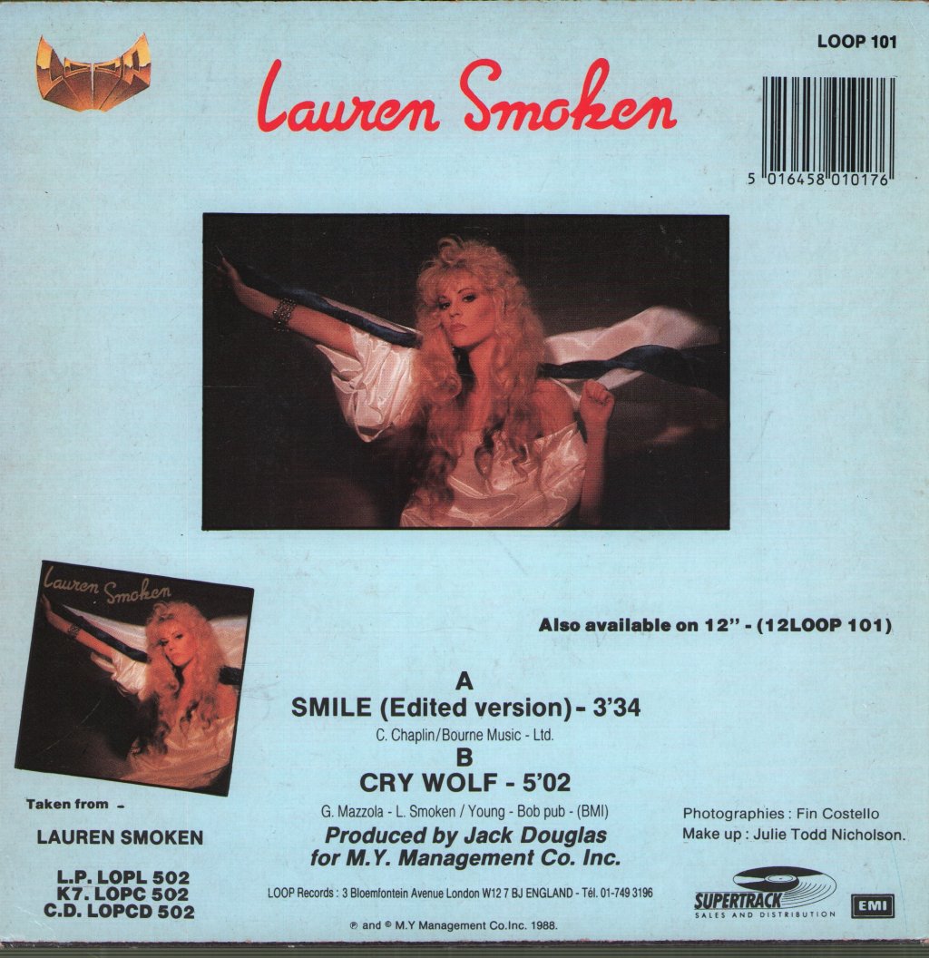 Lauren Smoken - Smile - 7 Inch