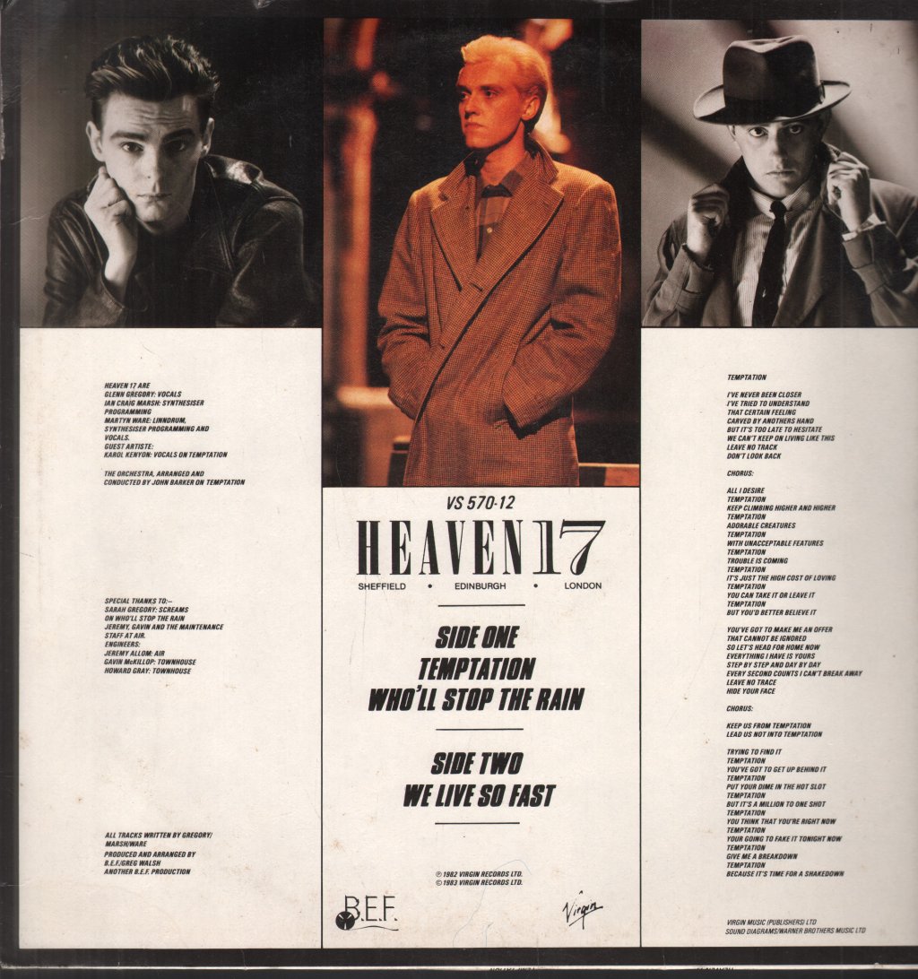 Heaven 17 - Temptation - 12 Inch
