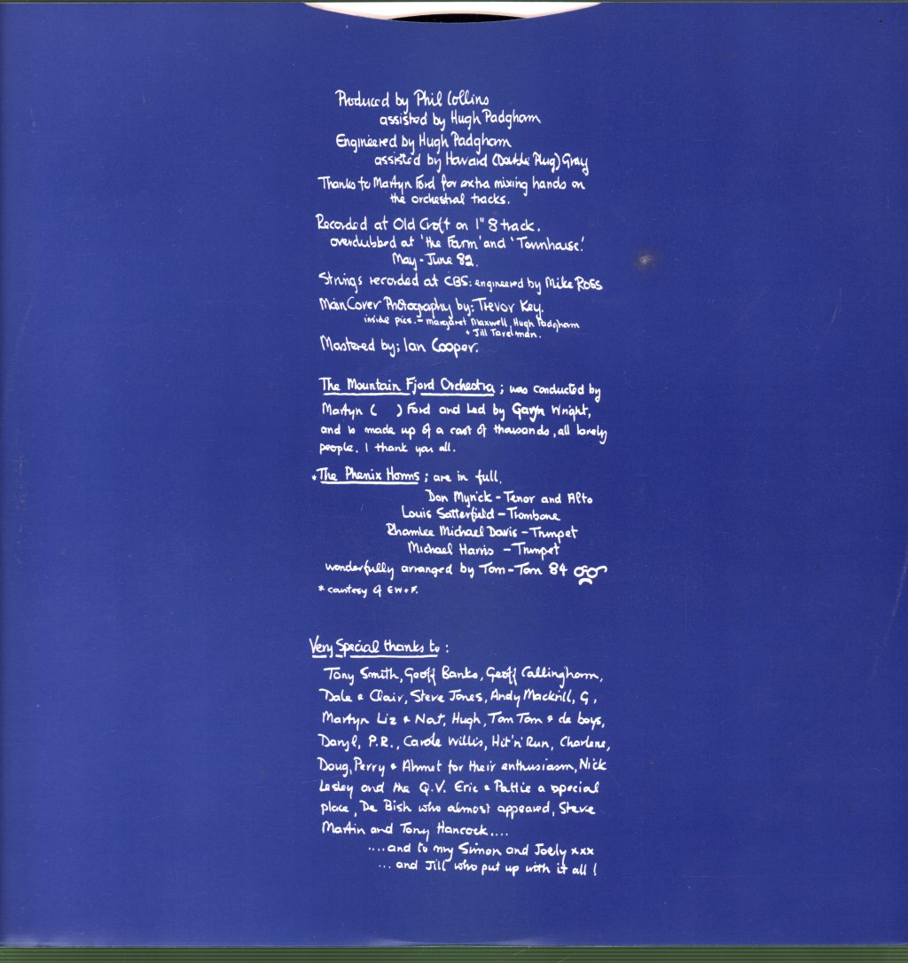 Phil Collins - Hello I Must Be Going - Lp