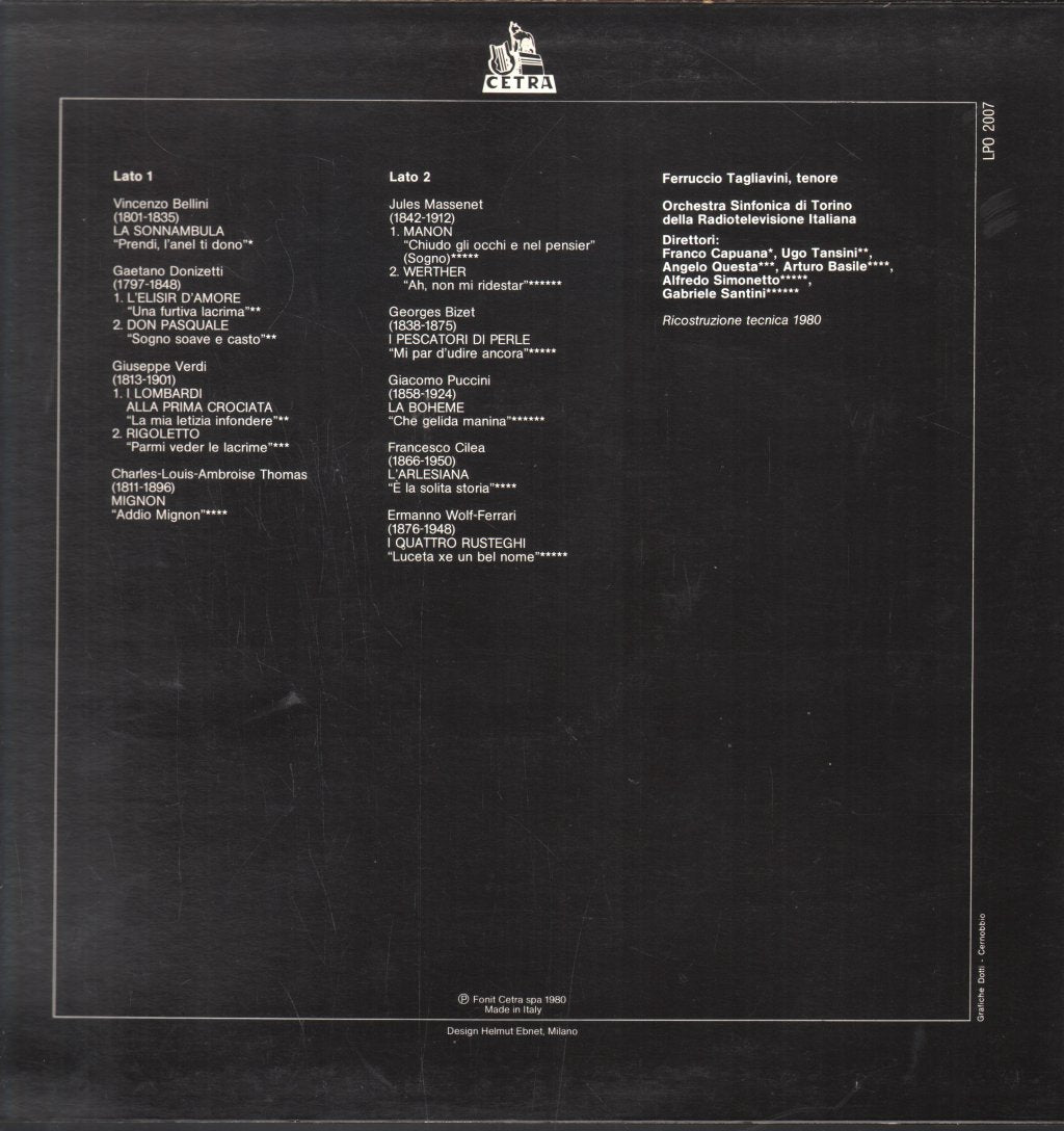 Ferruccio Tagliavini - Ferruccio Tagliavini 2 - Lp
