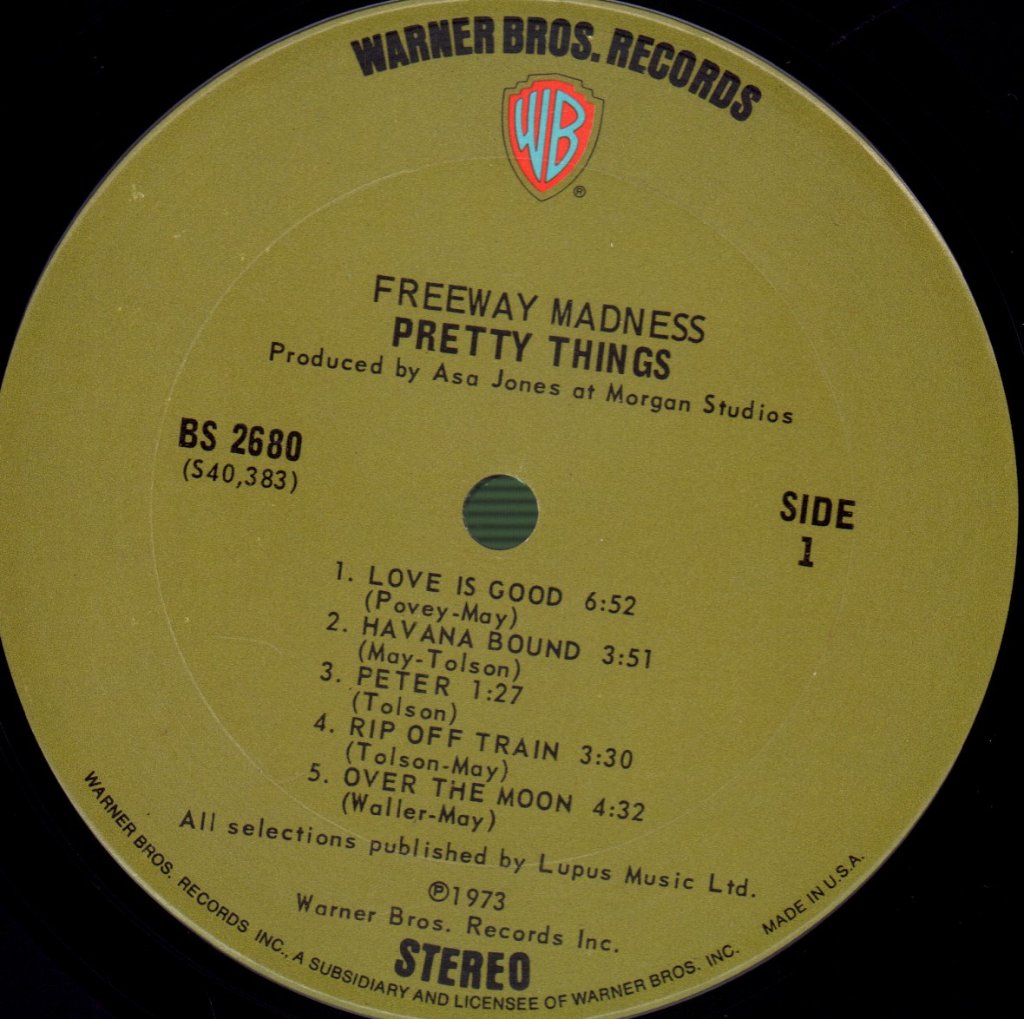 Pretty Things - Freeway Madness - Lp