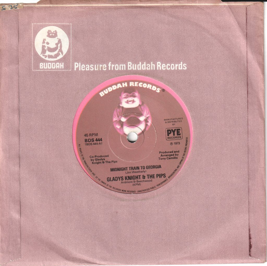 Gladys Knight And The Pips - Midnight Train To Georgia - 7 Inch