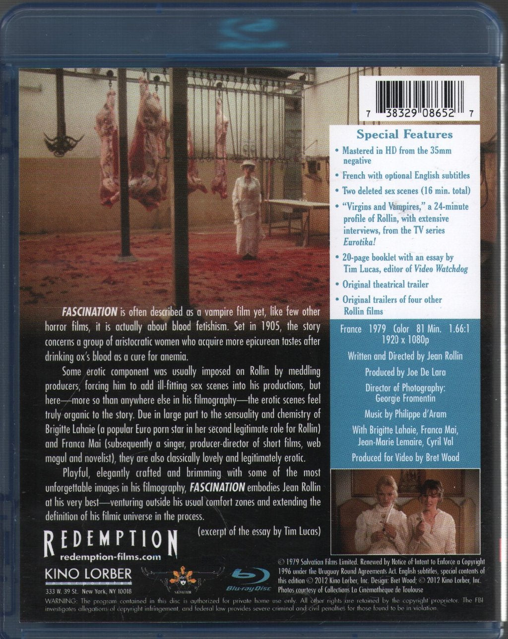 Jean Rollin - Fascinaition - Blu-Ray