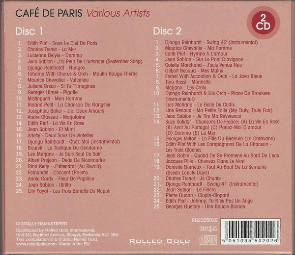 Various Artists - Café De Paris - Double Cd