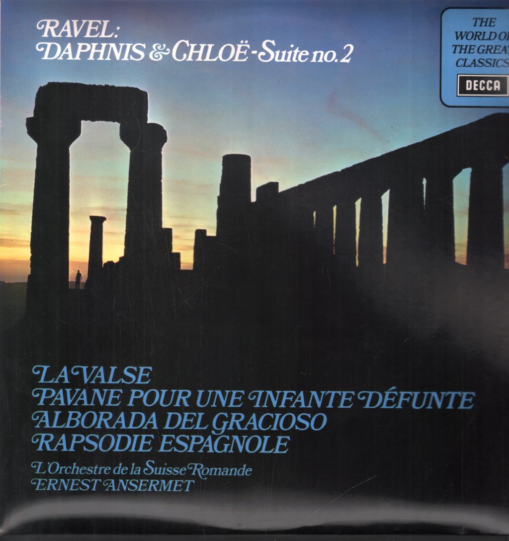 Ernest Ansermet / L'Orchestre De La Suisse Romande - Ravel - Daphnis & Chloe - Suite No. 2 - Lp