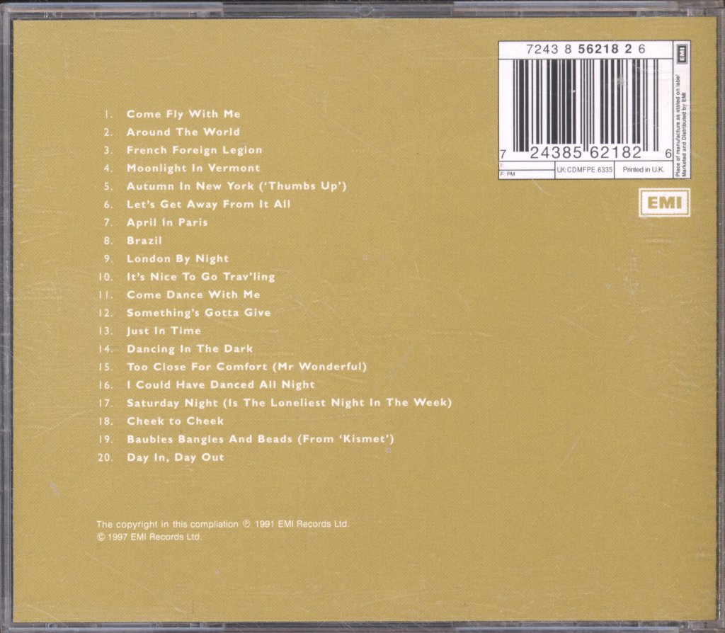 Frank Sinatra - 20 Of The Best - Cd