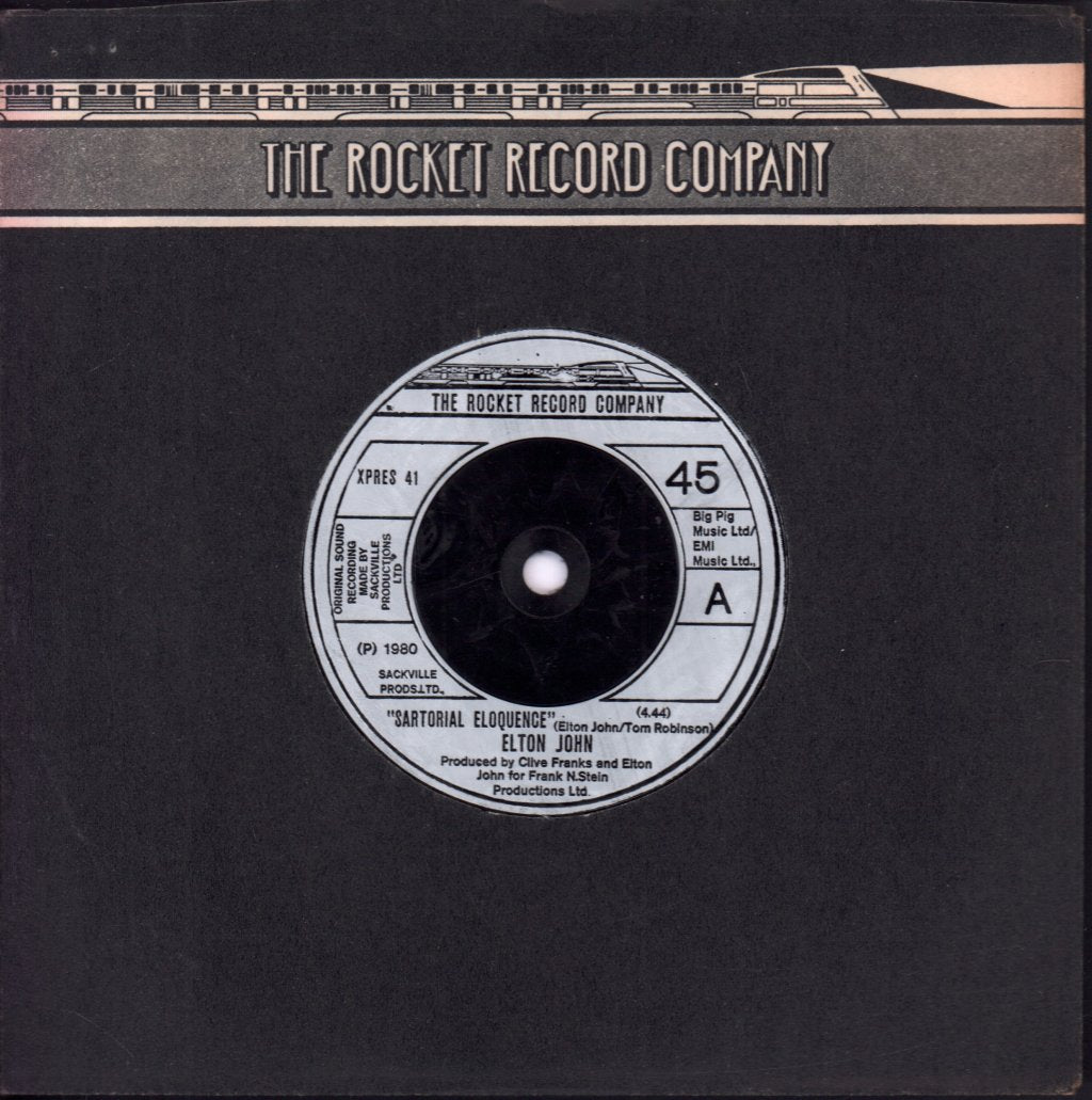 Elton John - Sartorial Eloquence - 7 Inch