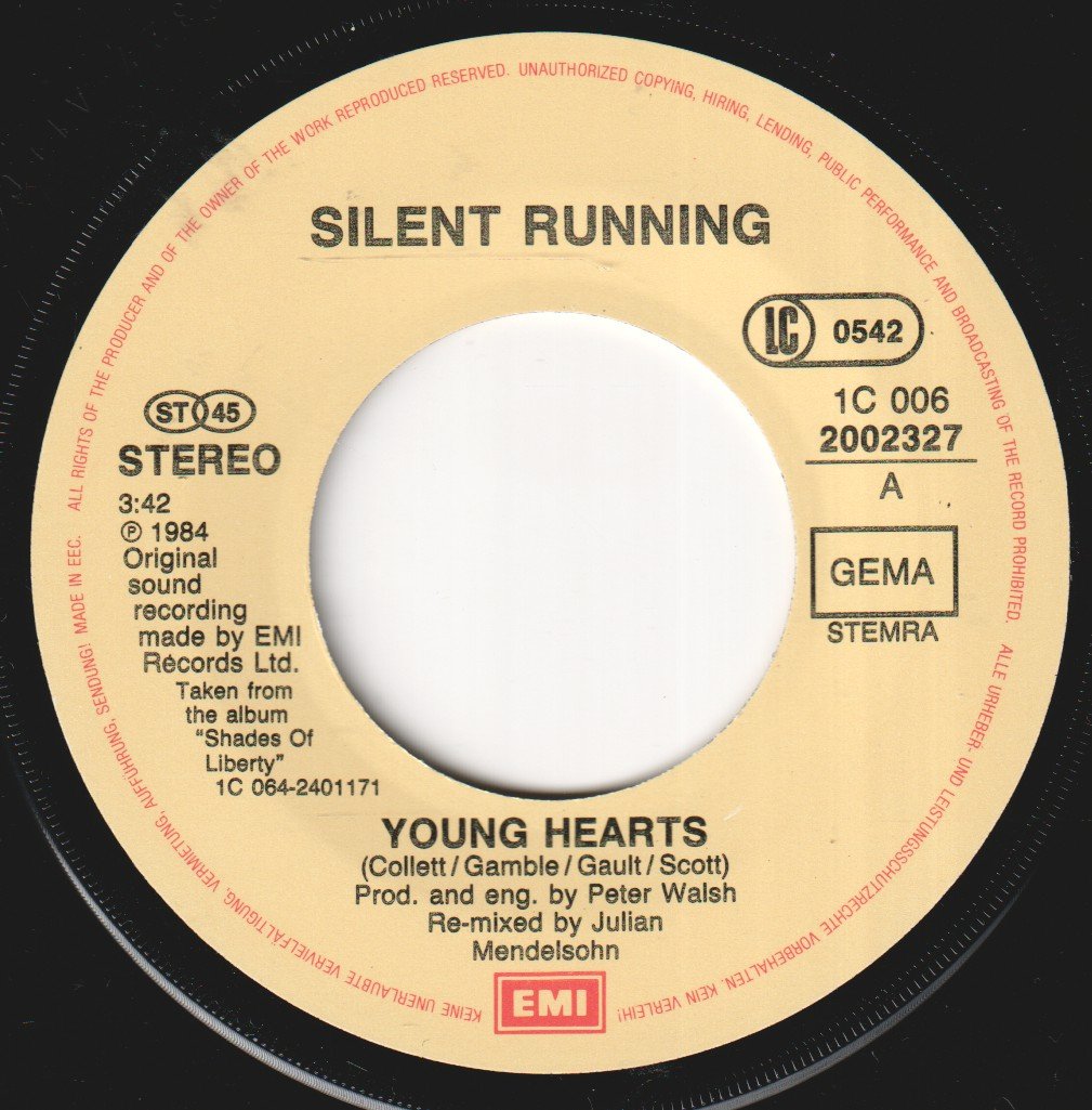 Silent Running - Young Hearts - 7 Inch