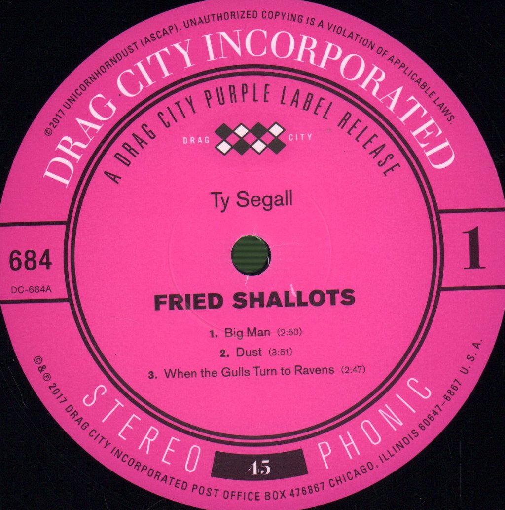 Ty Segall - Fried Shallots - 12 Inch