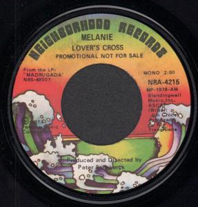 Melanie - Lover's Cross - 7 Inch