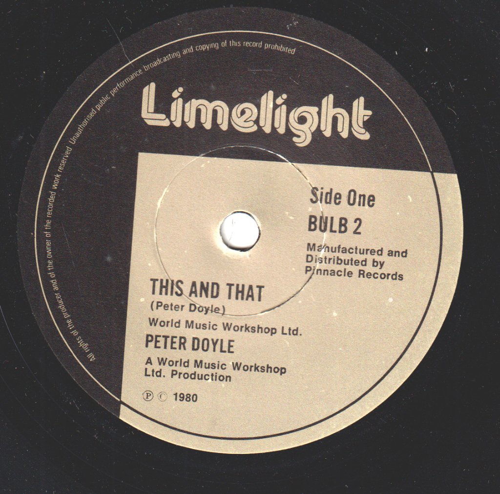 Peter Doyle - This And That - 7 Inch