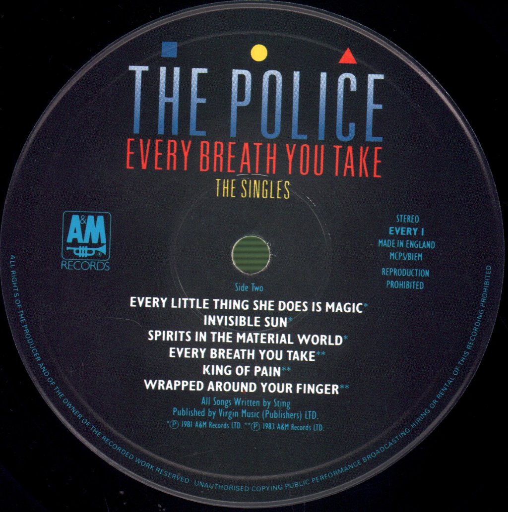 Police - Every Breath You Take (The Singles) - Lp
