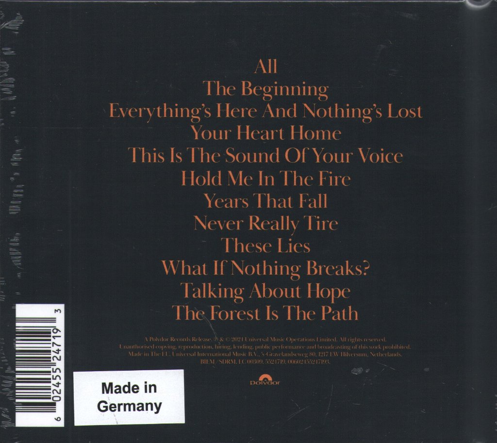 Snow Patrol - Forest Is the Path - Cd